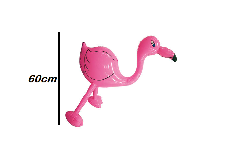 Vrolijke Opblaasbare Dieren Aapje, Flamingo, Krab, Papagaai Tot Wel 1.2 Meter
