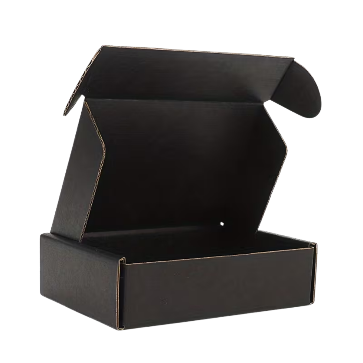 Zwarte Verzenddoos 15x10x4 cm
