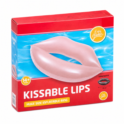 Opblaasbare Mega Lippen 108 cm