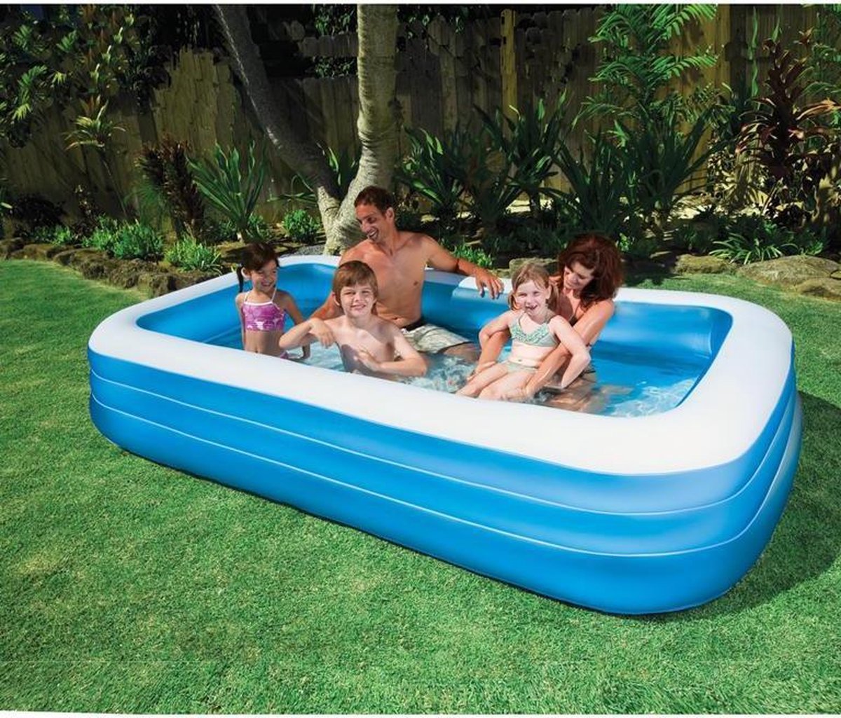 Familiezwembad Intex 262 x 175 x 56 cm met Filterpomp