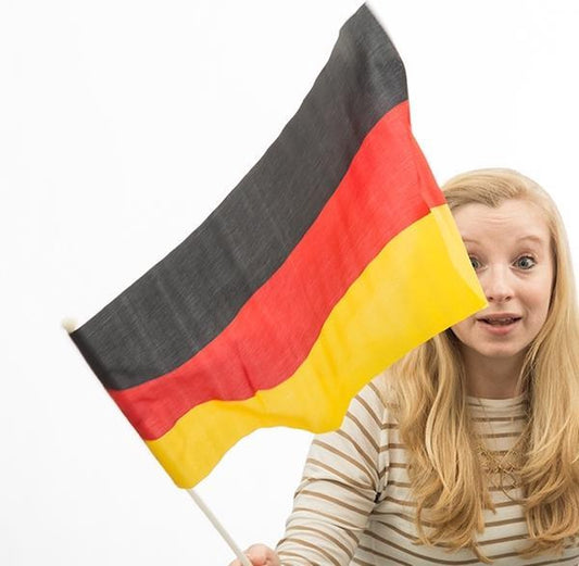 German Flag - Show your German pride with this high-quality flag! 30x46cm