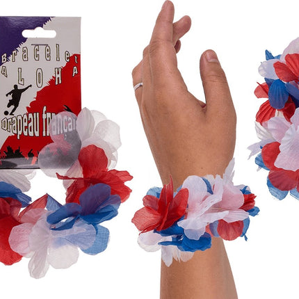 Opvallende Armband met Franse Vlag design