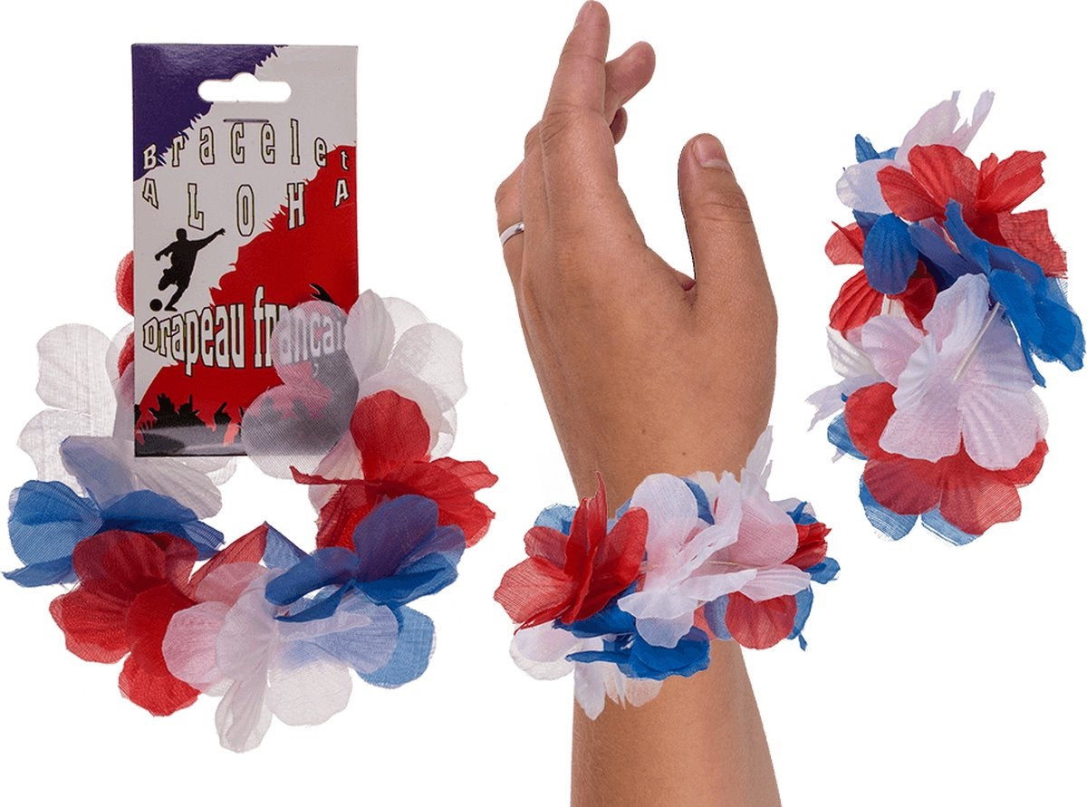 Opvallende Armband met Franse Vlag design