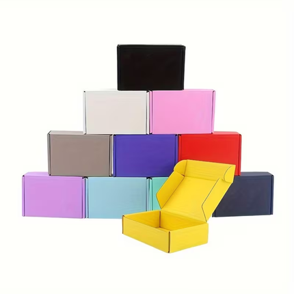 Rode Verzendoos 13,5x8,7x2,6 cm – Platte Kartonnen Doos
