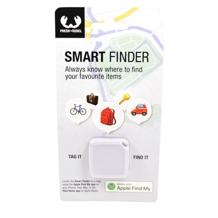Smart Finder Sleuteltracker Wit – Bluetooth Tracker voor Sleutels & Tas