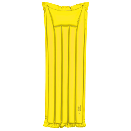 Intex Opblaasbaar Luchtbed Geel – 183 x 69 cm met Kussen