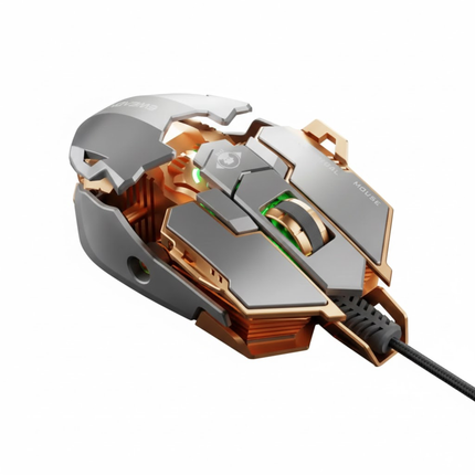 Grijze Gaming Muis met 9 Programmeerbare Knoppen – Vortex G5