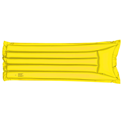 Intex Opblaasbaar Luchtbed Geel – 183 x 69 cm met Kussen