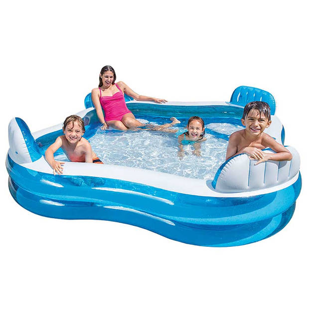 Intex Opblaasbaar Zwembad - 224x216x76 cm | Familie Zwembad