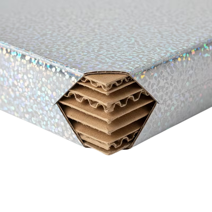 Holografische Verzendoos 20x13x3 cm – Luxe Geschenkdoos met Glans