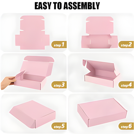 Roze Verzendoos 15x10x4 cm – Luxe Kartonnen Geschenkdoos