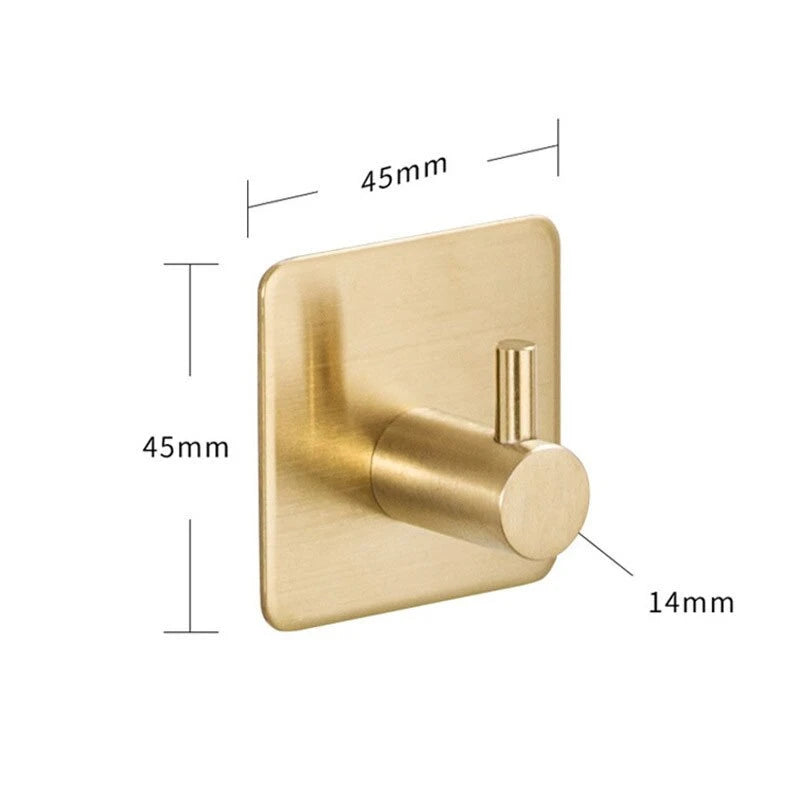 Stainless Steel Kapstock Sticker Gold 4.5x.4.5cm 1 Piece