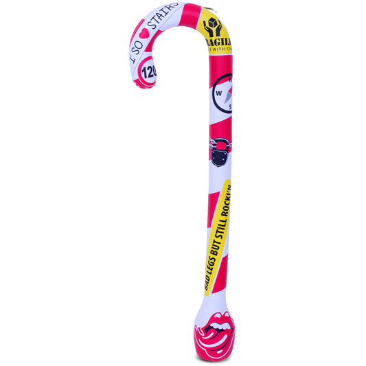 Funny Inflatable Walking Stick - Surprise a Senior with a Bold Wink