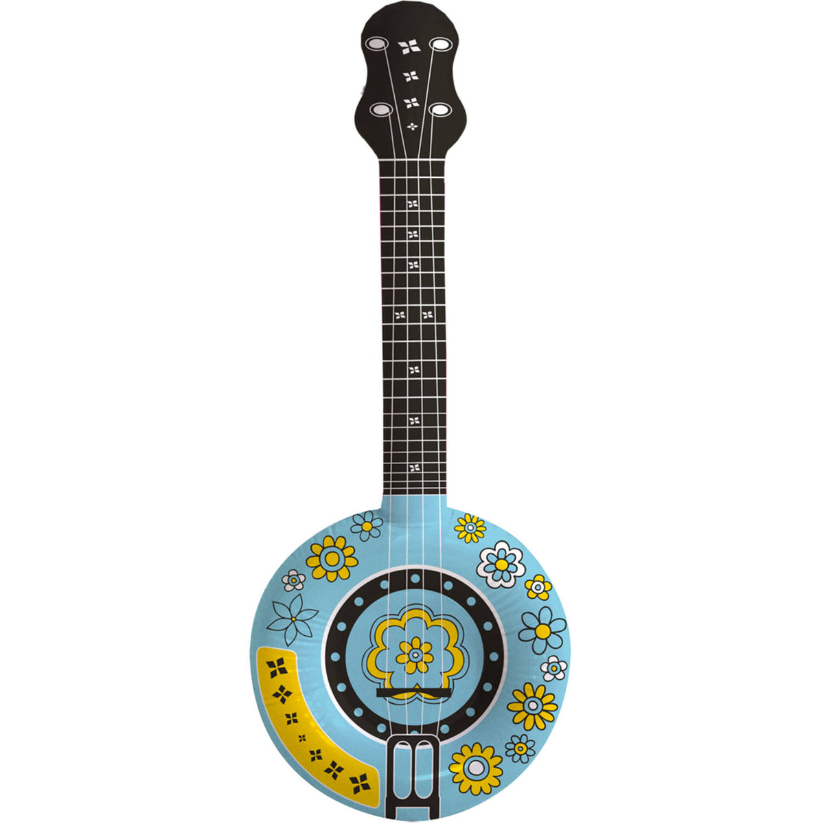 Opblaasbare Banjo 88 cm – Feestaccessoire voor Thema- en Strandfeest
