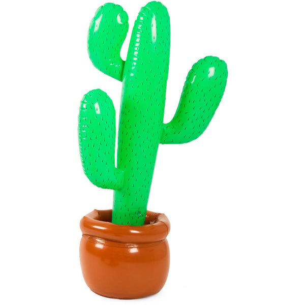 Opblaasbare Cactus 85 cm – Decoratie voor Wild West of Mexicaans Feest