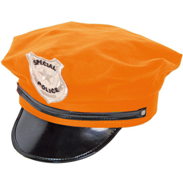 Politiepet Neon Oranje
