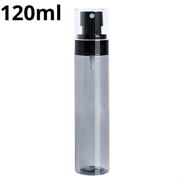 Navulbare Sprayfles 120ml – Transparante Verstuiver met Zwarte Pomp