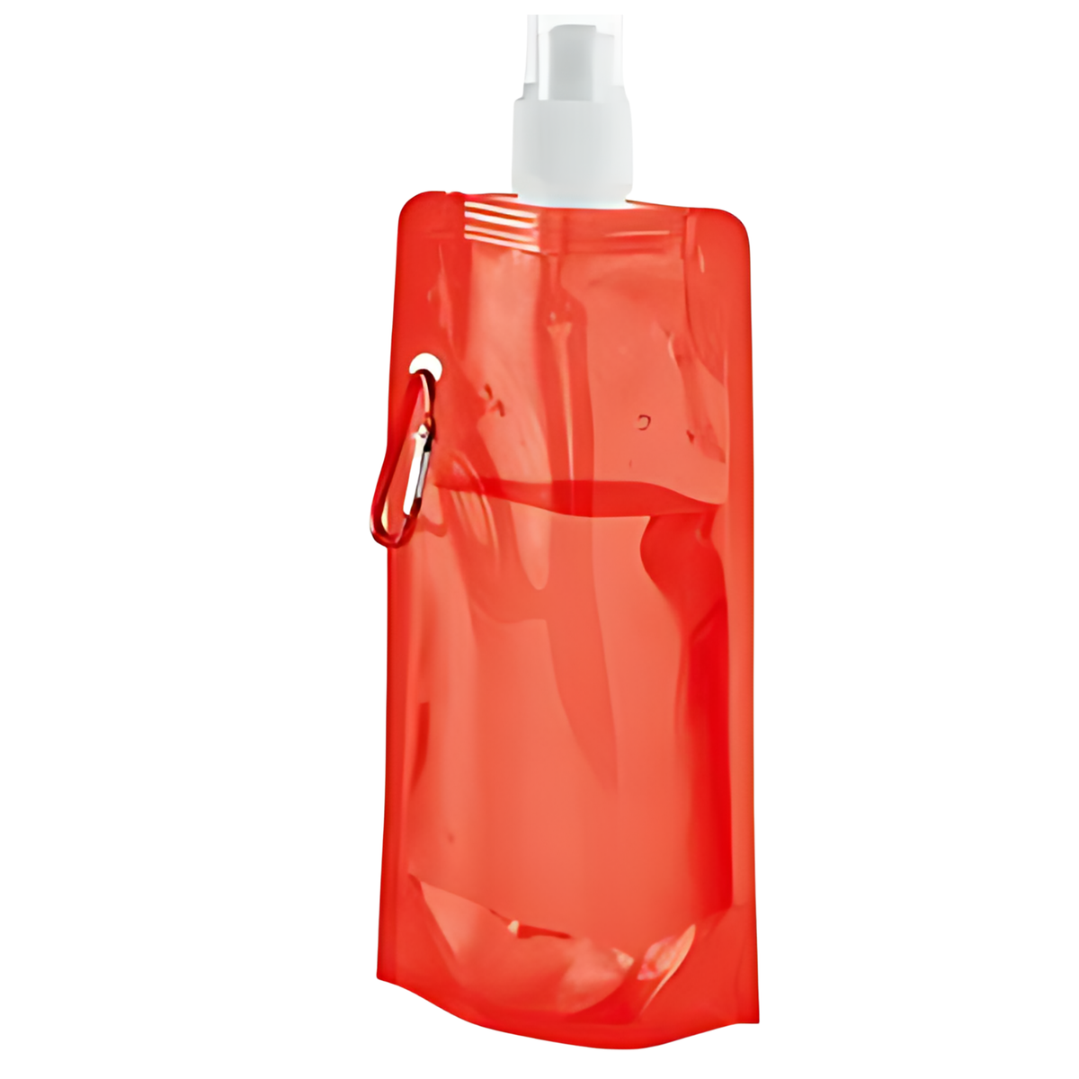 Opvouwbare Drinkfles Rood met Karabijnhaak