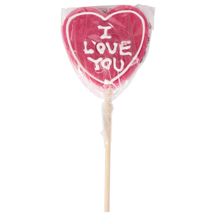 Hartvormige Love Lolly Displaydoos | Roze Lolly’s op Stok