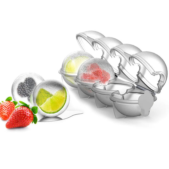 ijsblokjes Maker/ Maak Perfecte Ronde ijsballen 4 Ijsballen voor Cocktails en Feestjes