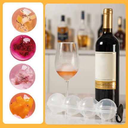 ijsblokjes Maker/ Maak Perfecte Ronde ijsballen 4 Ijsballen voor Cocktails en Feestjes