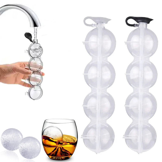 Ice Cube Maker/ Make Perfect Round Ice Balls 4 Ice Balls for Cocktails and Parties