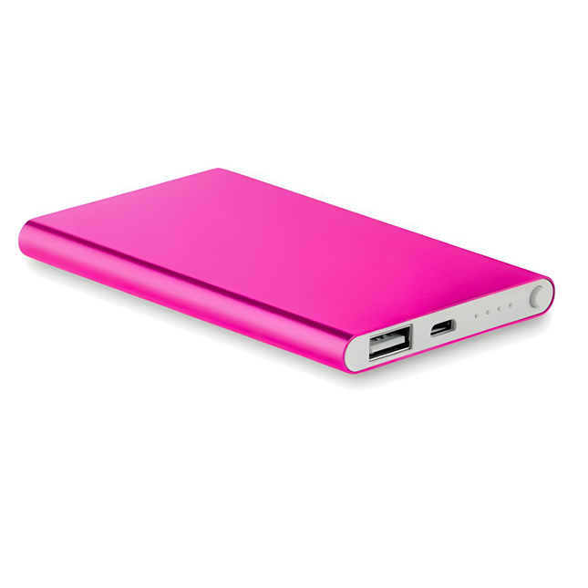 Powerbank 3000mAh Rood – Compacte Externe Oplader met USB