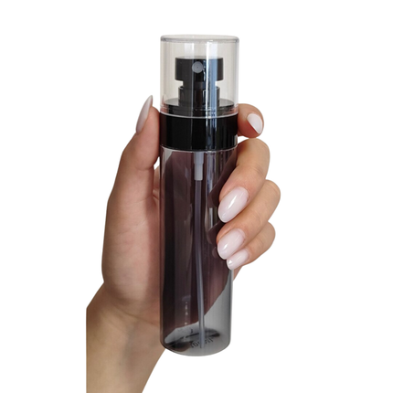 Navulbare Sprayfles 120ml – Transparante Verstuiver met Zwarte Pomp