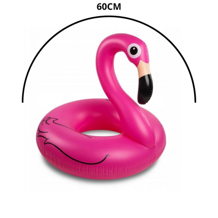 Zwemband Flamingo – Ø 60 cm - Opblaasbaar zomeraccessoire