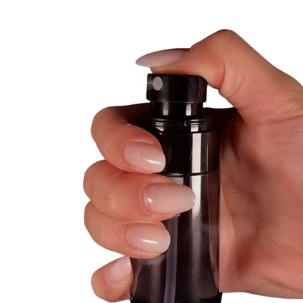 Navulbare Sprayfles 120ml – Transparante Verstuiver met Zwarte Pomp