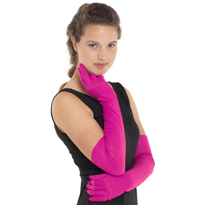 Lange Handhandschoenen In Roze