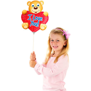 Loving Heart Bear Balloon - Romantic Decoration for Any Occasion!