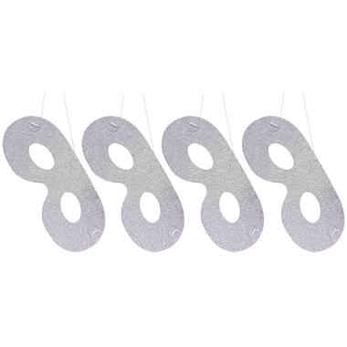 Simpele Kartonnen Masker 4 Modellen 6 Stuks