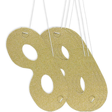 Simpele Kartonnen Masker 4 Modellen 6 Stuks