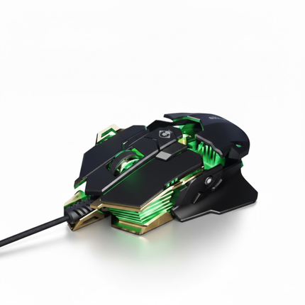 Zwarte Gaming Muis met 9 Programmeerbare Knoppen – Vortex G5