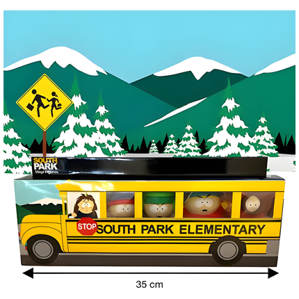 South Park Vinyl Figuren Set – 5 karakters in Schoolbus Verpakking