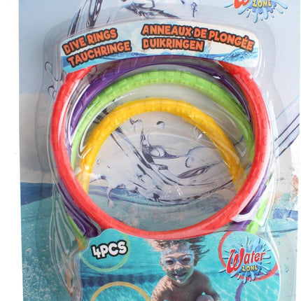 Water Zone Dive Underwater In Style With These Diveable Rings 4 Pieces