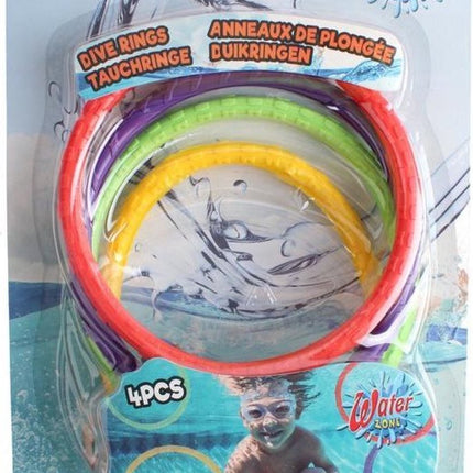 Water Zone Dive Underwater In Style With These Diveable Rings 4 Pieces