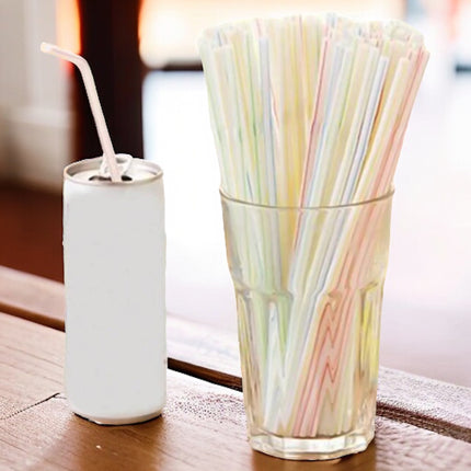Plastic Rietjes - 20 Stuks - Buigbare en Kleurrijke Rietjes voor Elke Gelegenheid