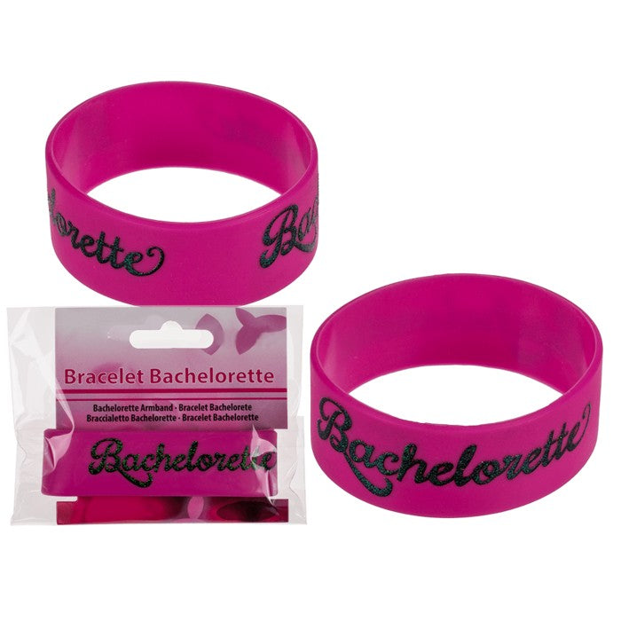 Kinky Pleasure Bachelorette Party Bracelet Pink ''Bachalorette''