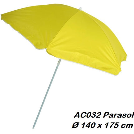 Kleurrijke Parasol Ø 140 x 175 cm voor Zonnige Dagen