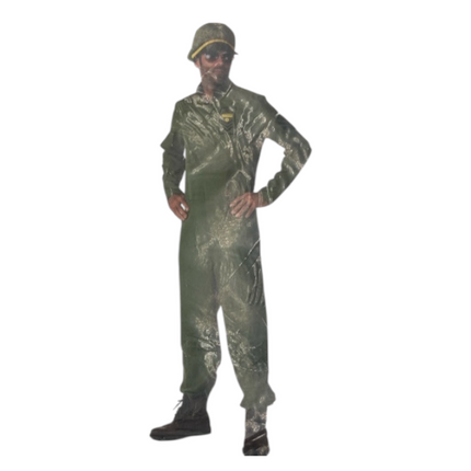 Piloot Verkleedkostuum Heren – Inclusief Overall & Pet – Maat M L XL