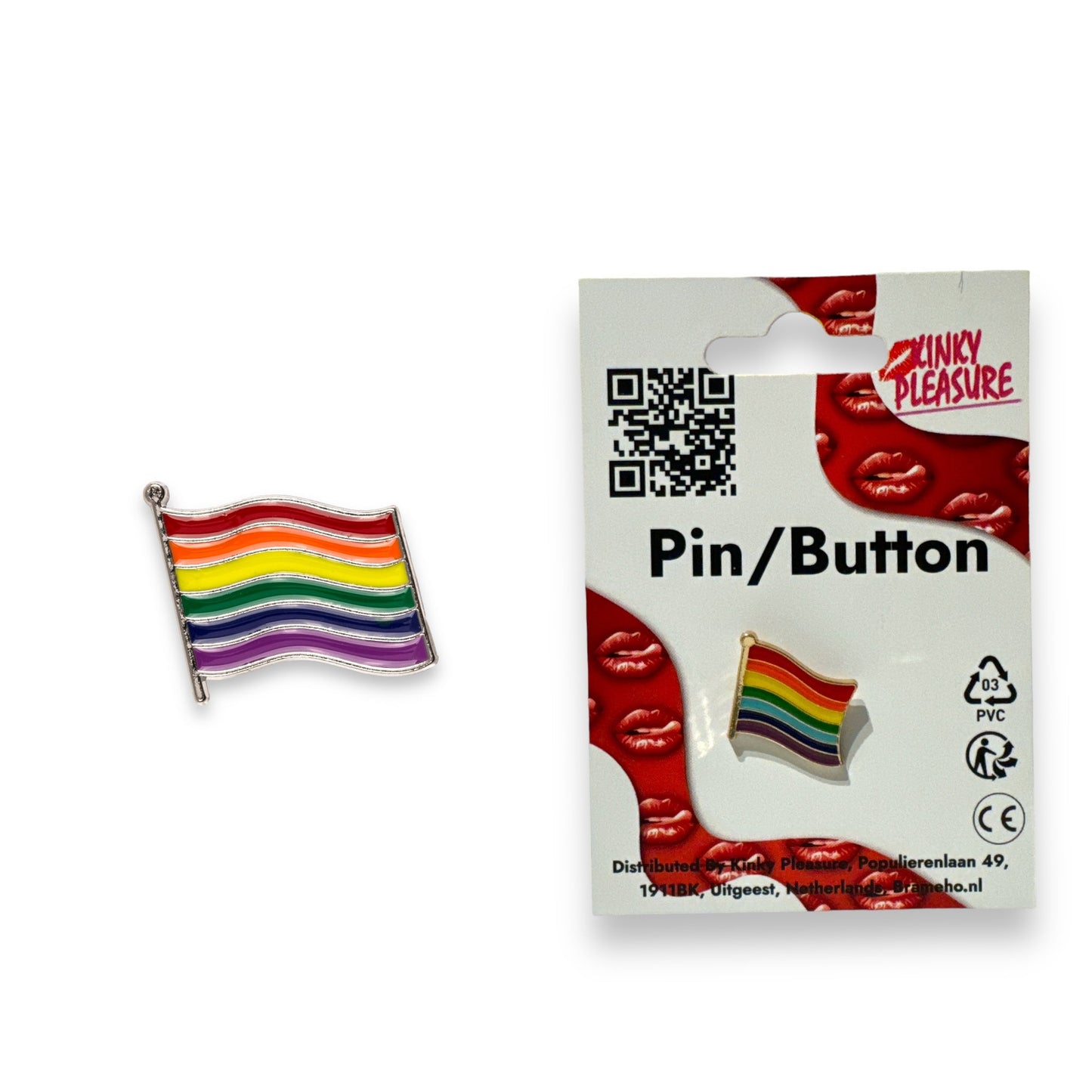 Pride Regenboog Badges Pin/Button - 7 Modellen | LHBTQ+ Pride Vlaggen en Platen