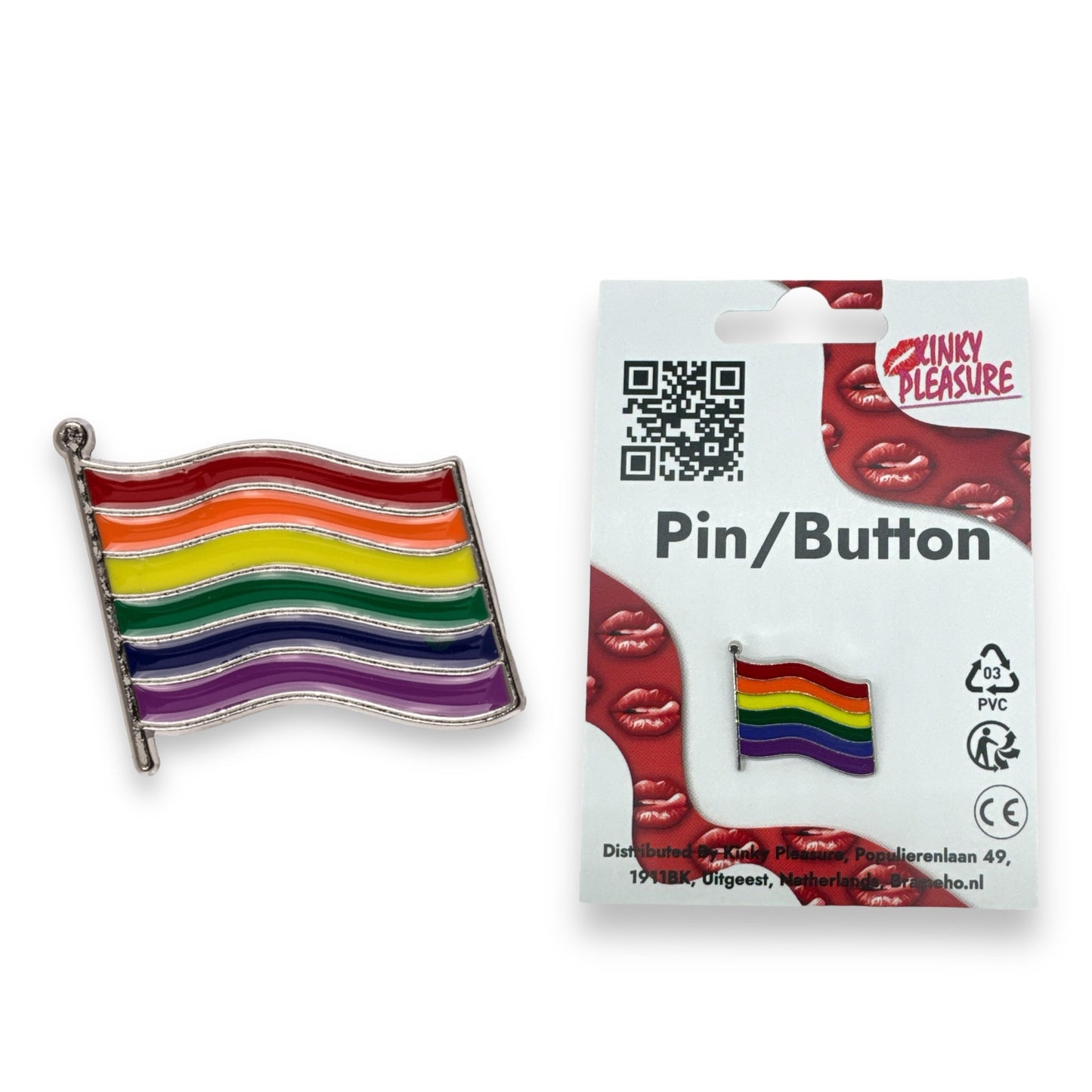 Pride Regenboog Badges Pin/Button - 7 Modellen | LHBTQ+ Pride Vlaggen en Platen