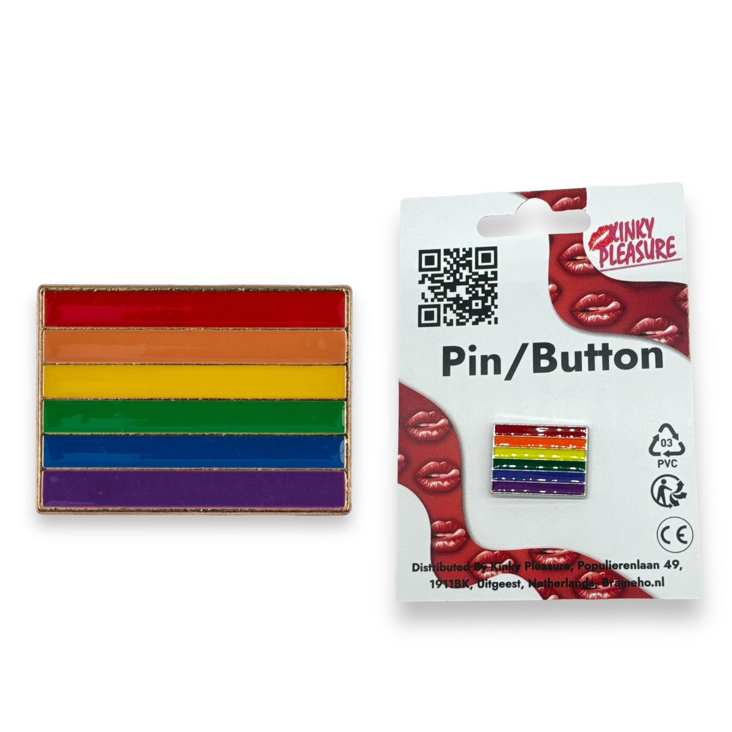 Pride Regenboog Badges Pin/Button - 7 Modellen | LHBTQ+ Pride Vlaggen en Platen