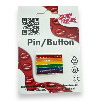 Regenboogvlag Pin – LGBTQ+ Pride Speldje