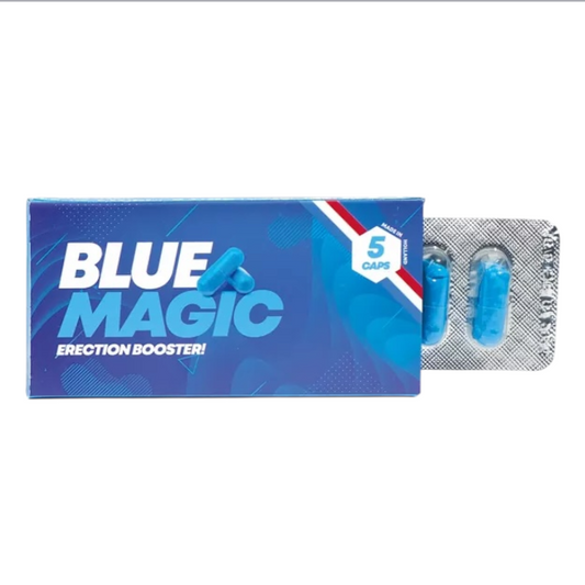 Blue Magic Erection Booster – 5 Capsules – Natuurlijke Libido Verhoger