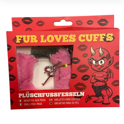 Furry Cuffs Mix Box  total 24 Pcs  4 Colours Extra Heavy - Extra Long Chain - extra Big - each Cuffs 265 Gram