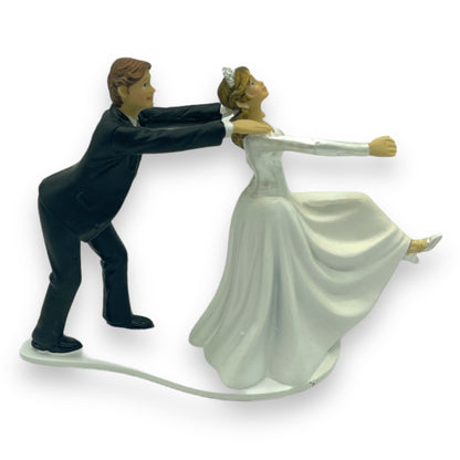 Wedding Cake Figurine - Loving Man &amp; Woman