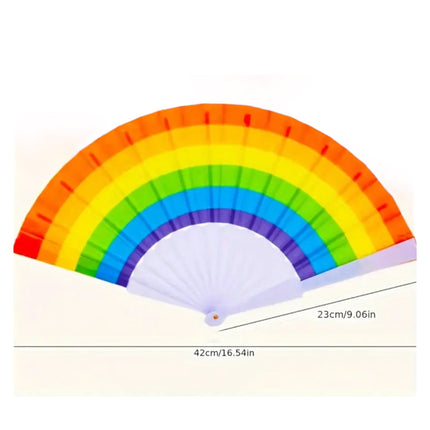 Pride Regenboog Handwaaier